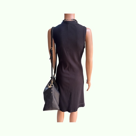Ann Taylor Black Midi Sheath Dress NWT Medium Petite - Picture 5 of 8